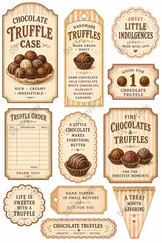 Vintage Candy Shop Ephemera