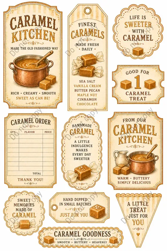 Vintage Candy Shop Ephemera