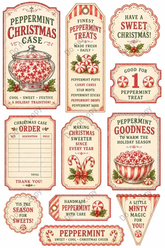 Vintage Candy Shop Ephemera