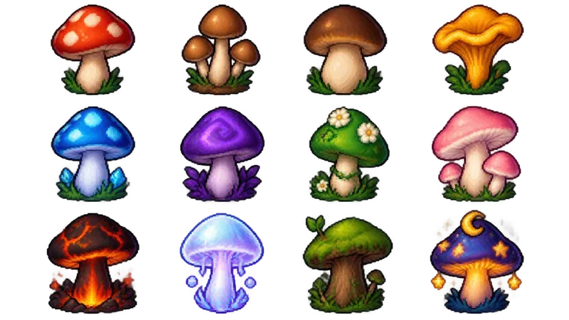 Cozy 16bit Farm Crop Sprite Sheets