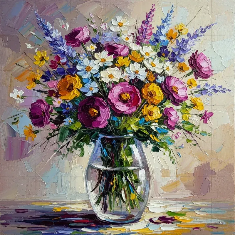 Textured Impressionist Paintings