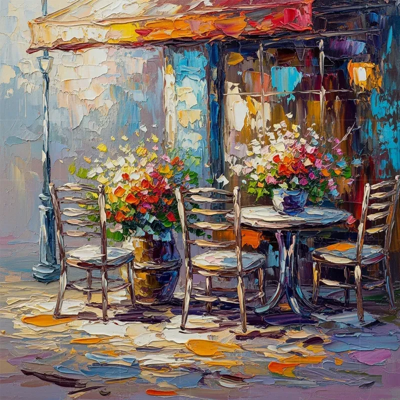 Textured Impressionist Paintings