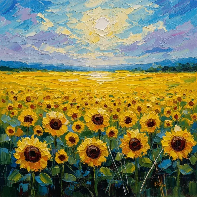 Textured Impressionist Paintings