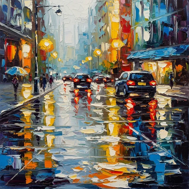 Textured Impressionist Paintings