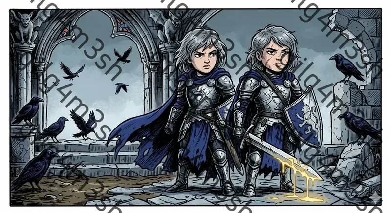 Grimdark Toon Hero Portraits