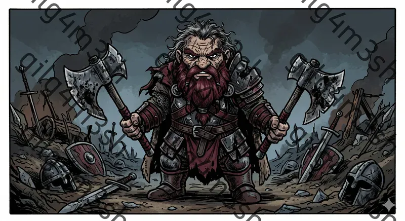 Grimdark Toon Hero Portraits