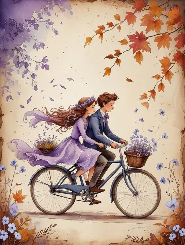 Boho Romance Whimsical Journal Art