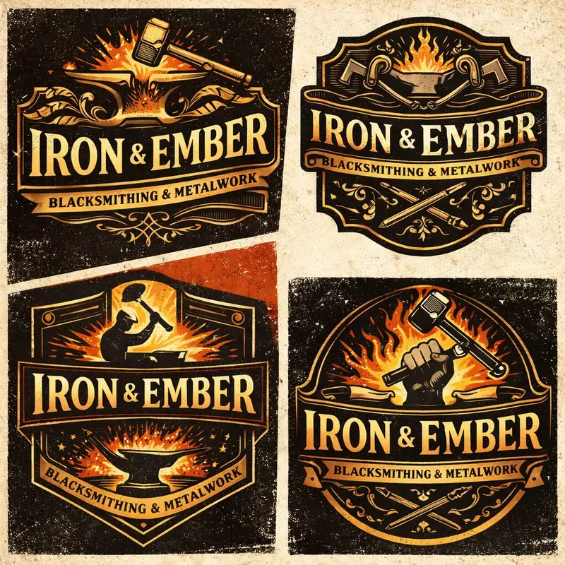 Retro Logo Badge Showcase Creators