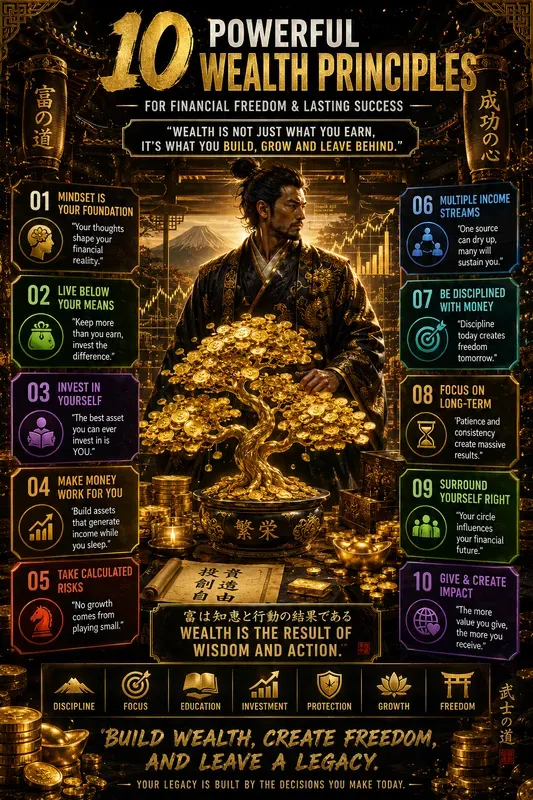 Build Wealth Poster Designs