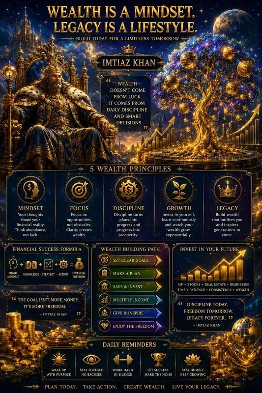 Build Wealth Poster Designs