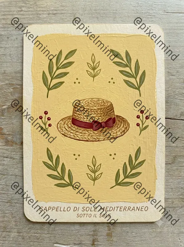 Mediterranean Folk Art Mini Card Packs
