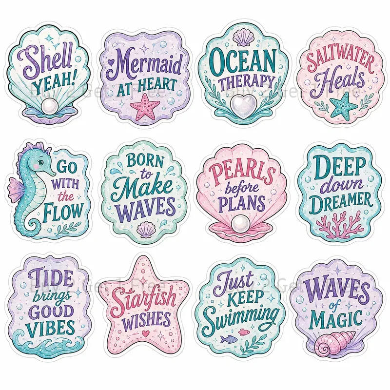 Quote Badge Sticker Packs