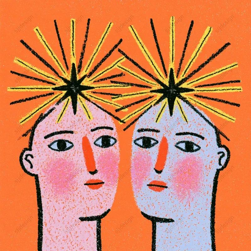 Retro Risograph Illustrations