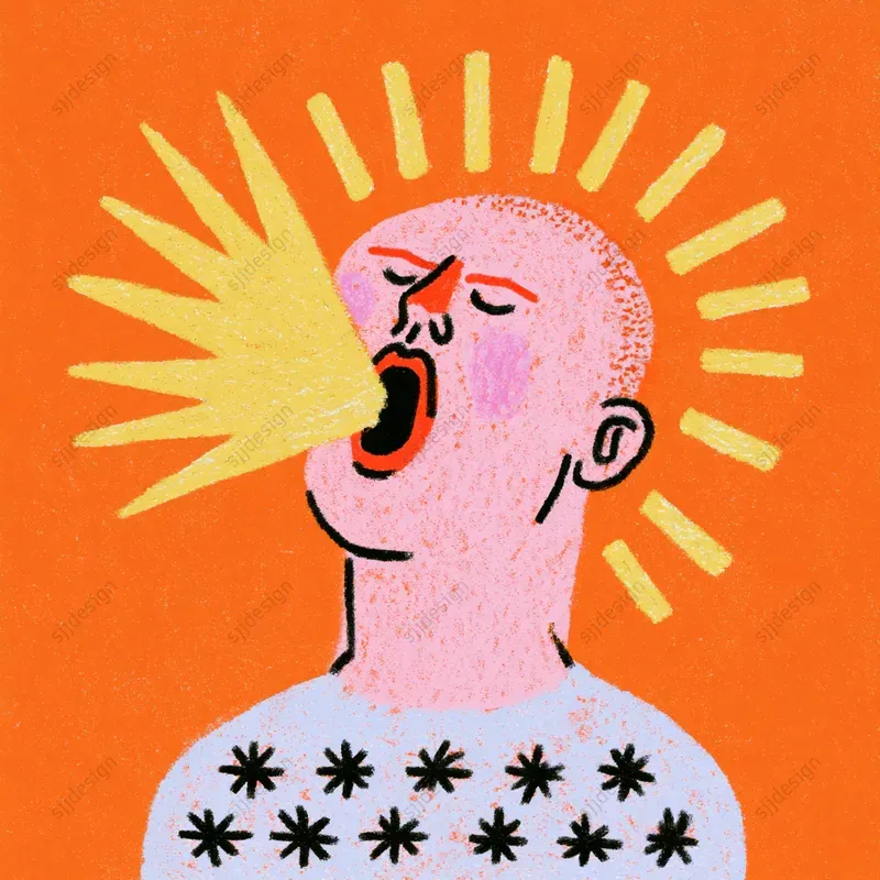 Retro Risograph Illustrations