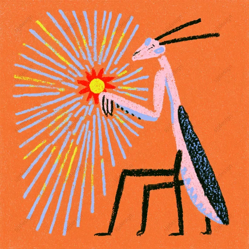 Retro Risograph Illustrations
