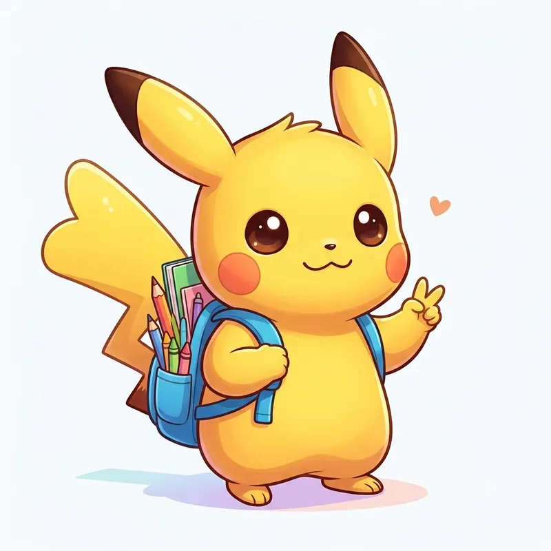 Pikachu Cute Kawaii Stickers