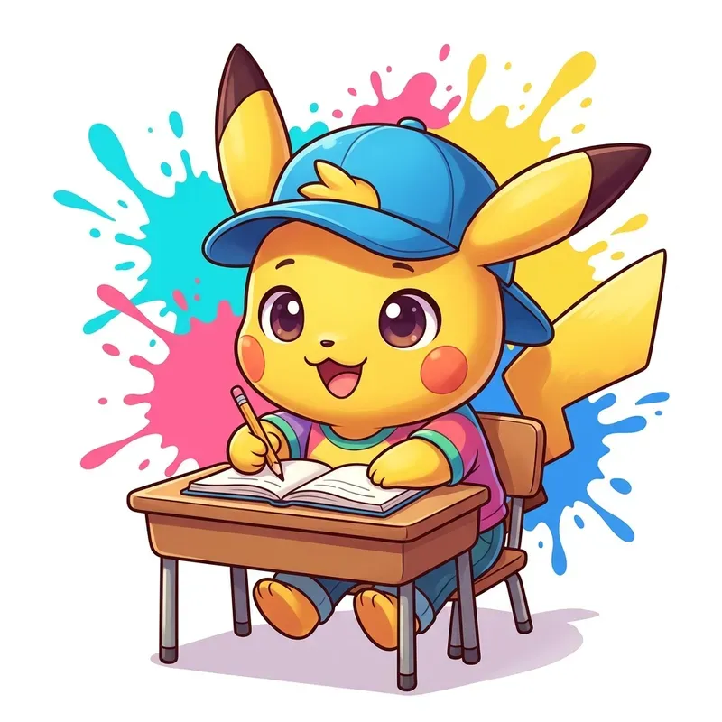 Pikachu Cute Kawaii Stickers
