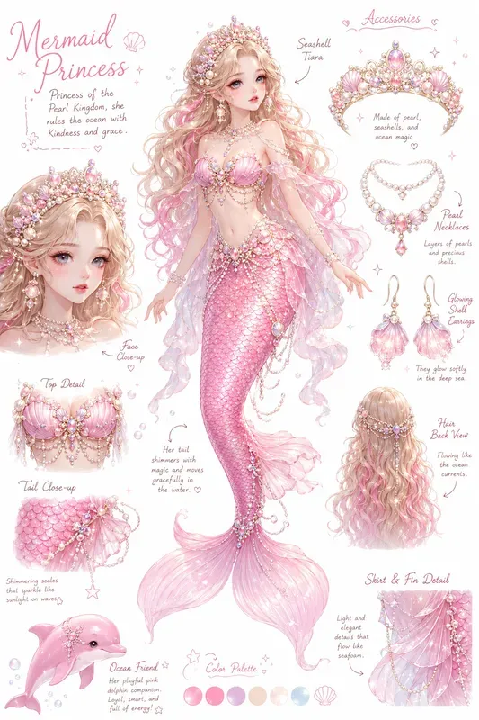 Fantasy Character Concept Design Sheets
