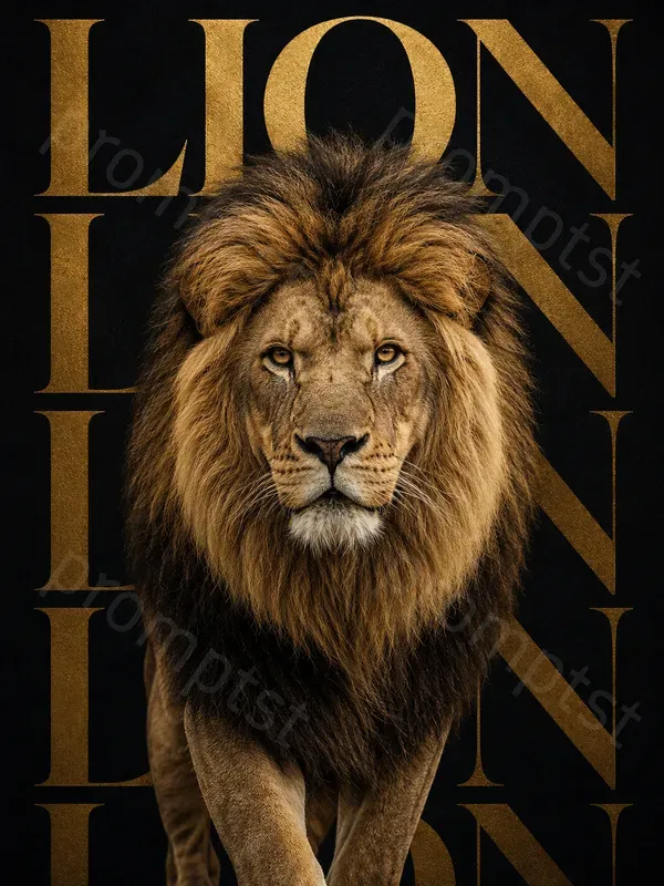 Wildlife Typography Poster Images