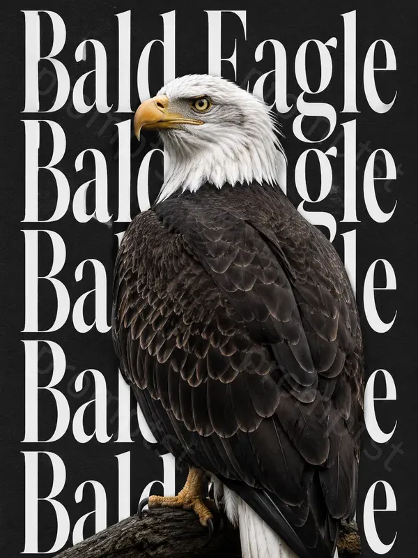 Wildlife Typography Poster Images