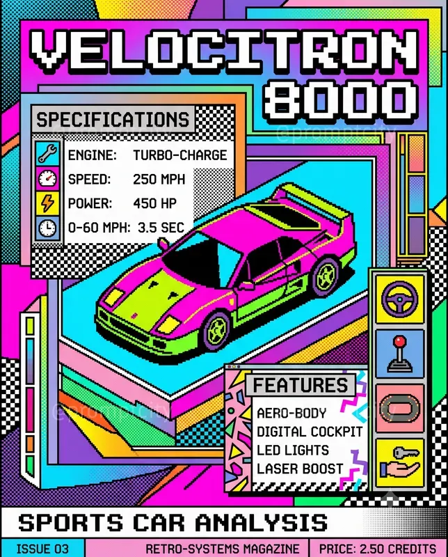 Pixel Poster Designs