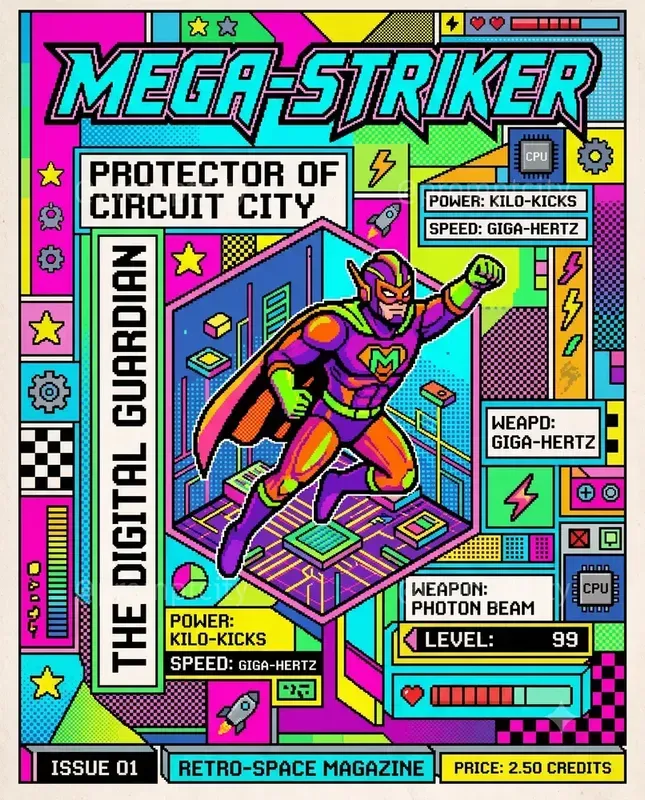 Pixel Poster Designs