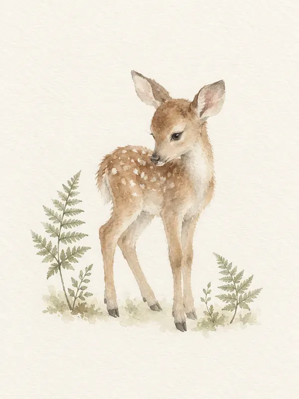 Woodland Animal Watercolor Portraits