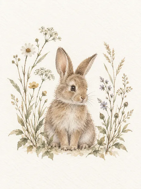 Woodland Animal Watercolor Portraits