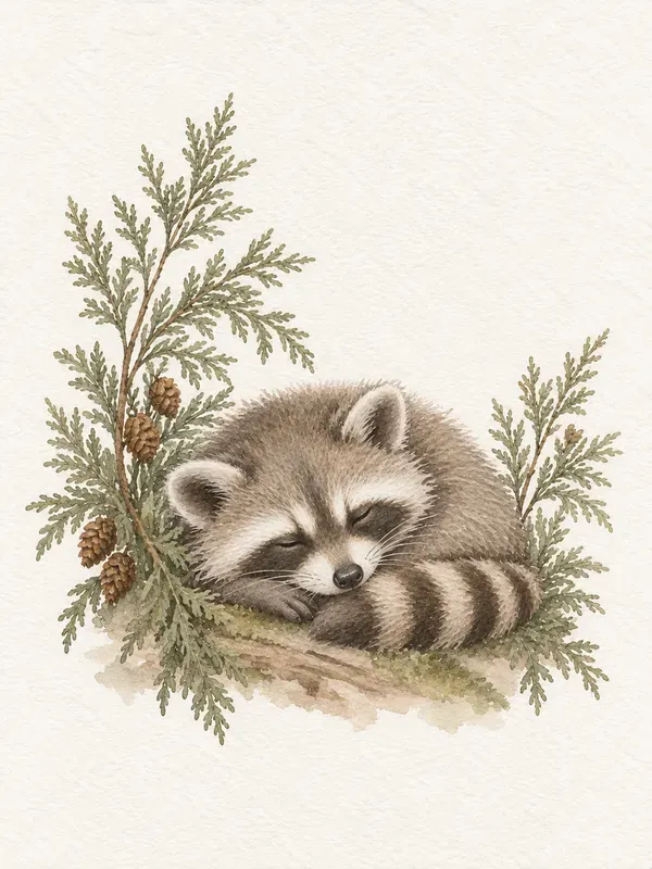 Woodland Animal Watercolor Portraits