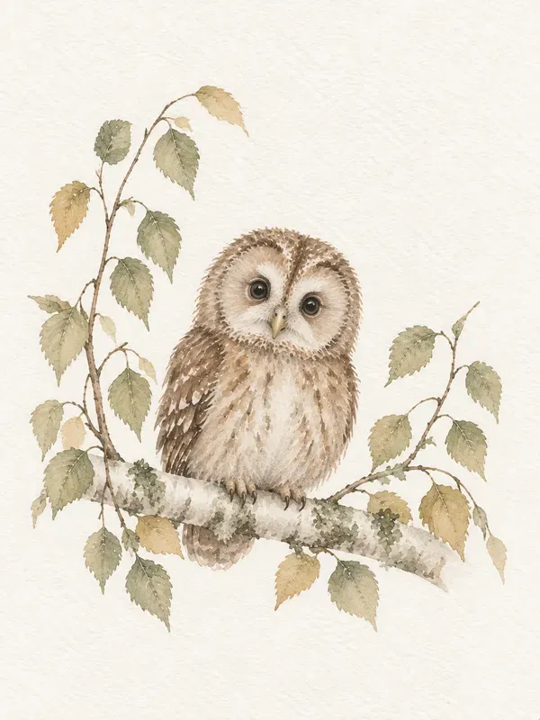 Woodland Animal Watercolor Portraits