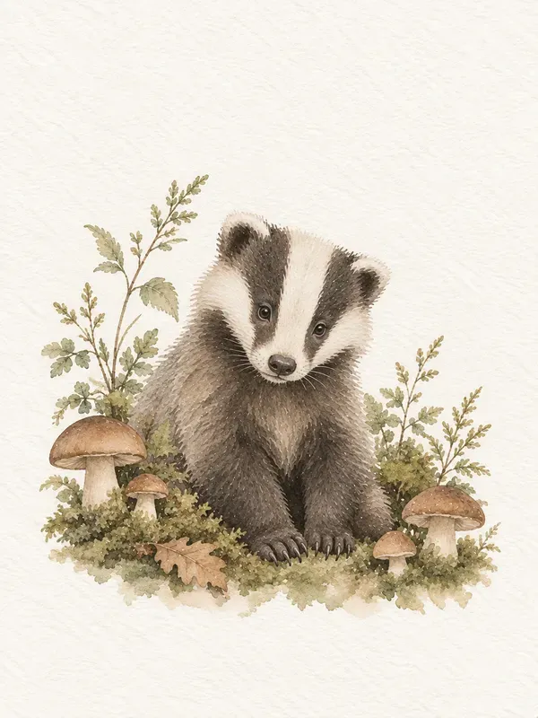 Woodland Animal Watercolor Portraits