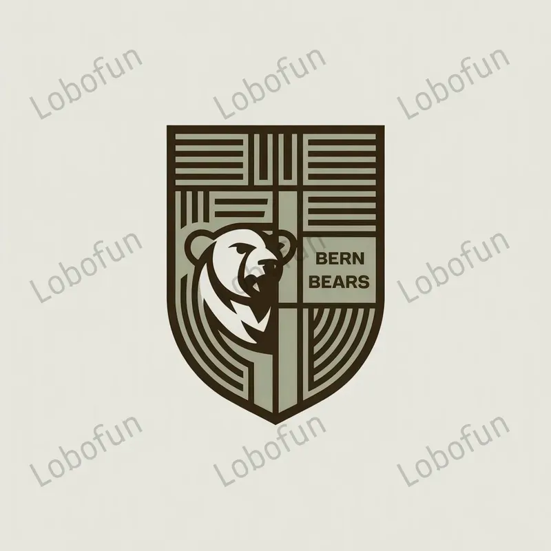 Minimalist Sports Club Shield Logos