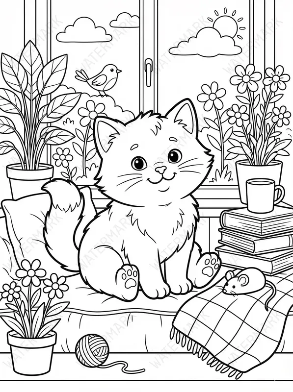 Animals Coloring Book Pages For Children