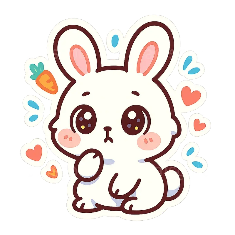 Adorable Kawaii Pastel Stickers