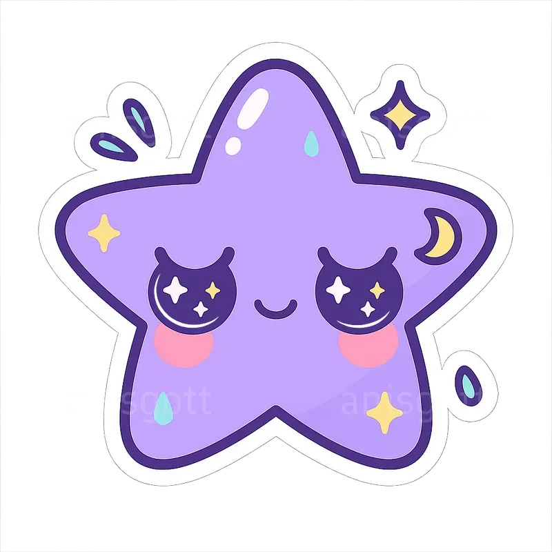 Adorable Kawaii Pastel Stickers