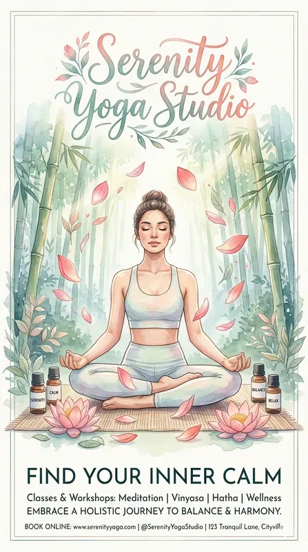 Elegant Watercolor Brand Poster Creators