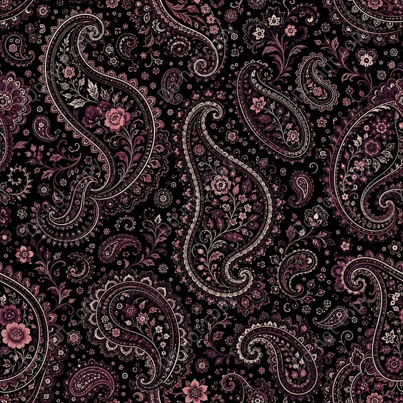 Western Paisley Seamless Patterns