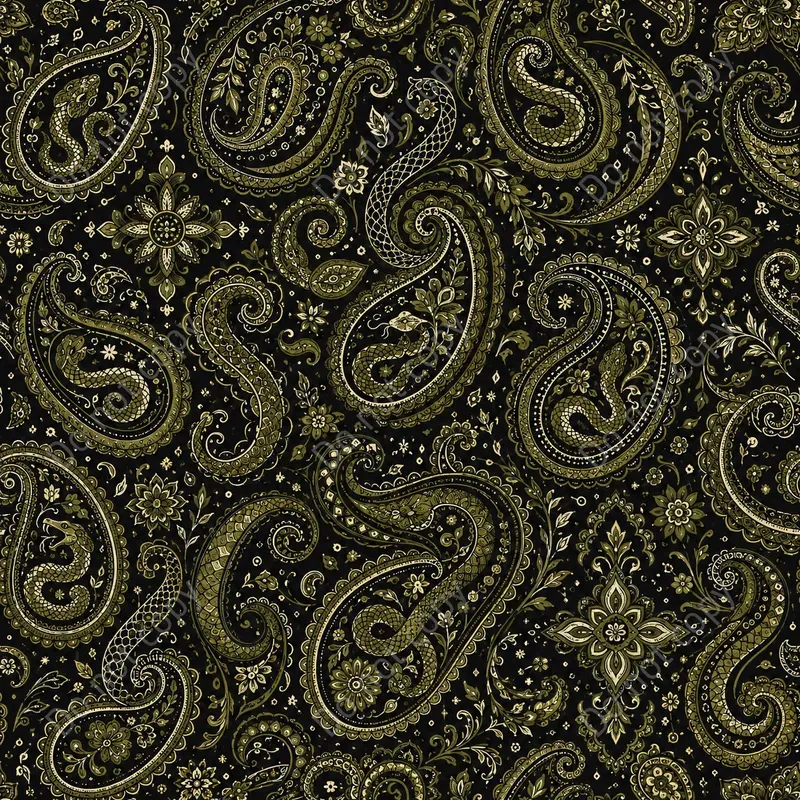 Western Paisley Seamless Patterns