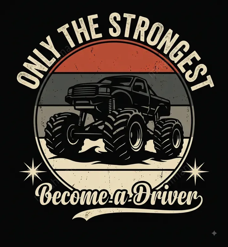 Retro Vehicle Hobby Badge Shirt Makers