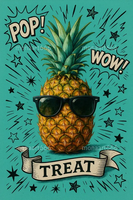 Pop Art Doodle Fusions