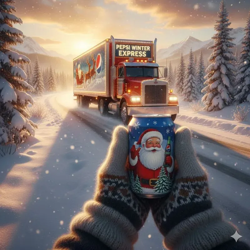 Holiday Beverage Truck Showcases