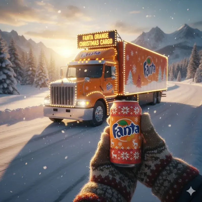 Holiday Beverage Truck Showcases