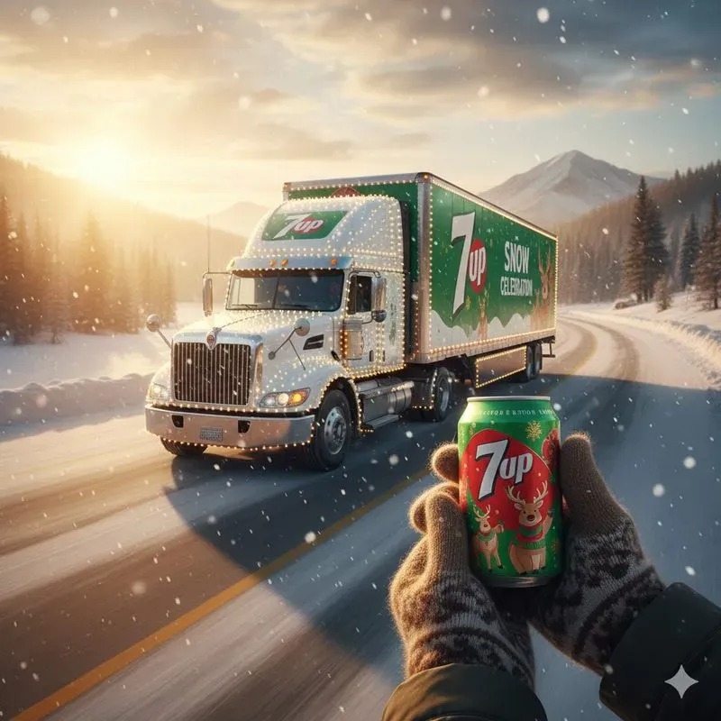 Holiday Beverage Truck Showcases