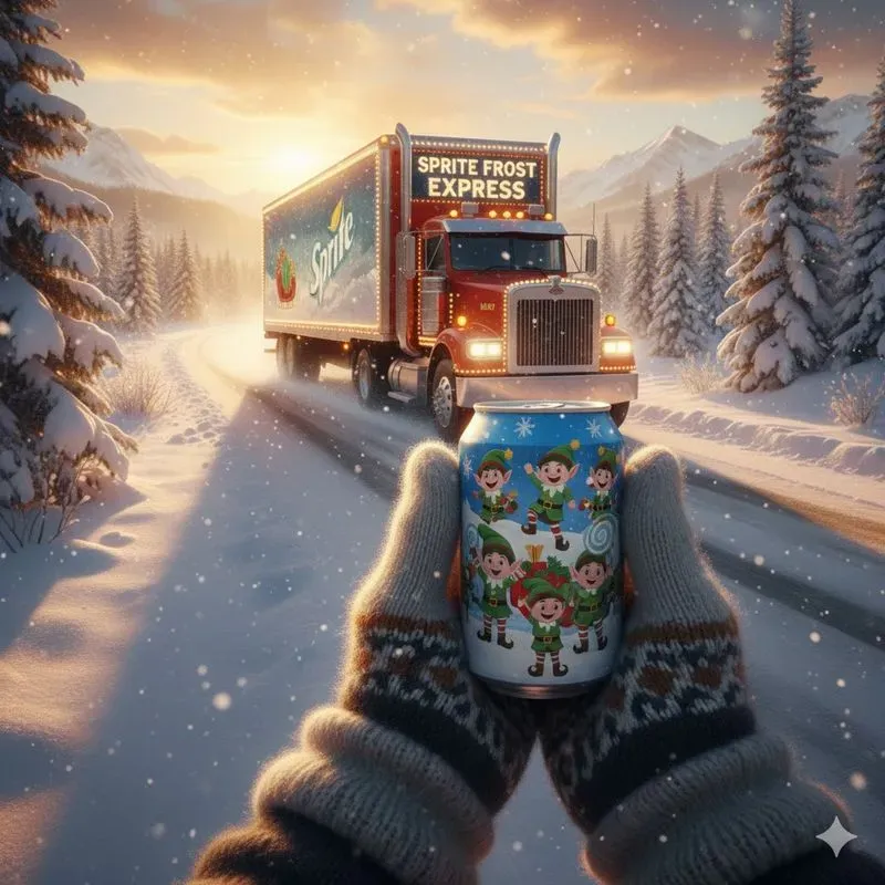 Holiday Beverage Truck Showcases