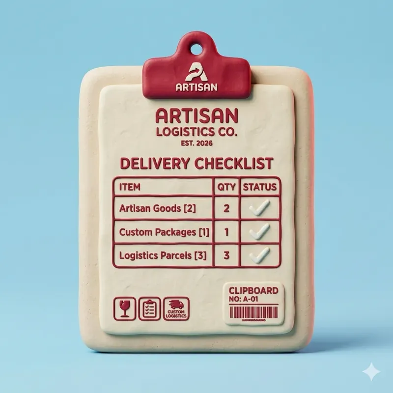 3D Claymorphism Logistics Icon Packs