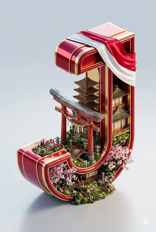 3d Landmark Typography Generator