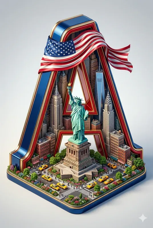 3d Landmark Typography Generator