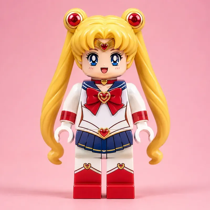 Cute Anime Hero Lego Minifigures