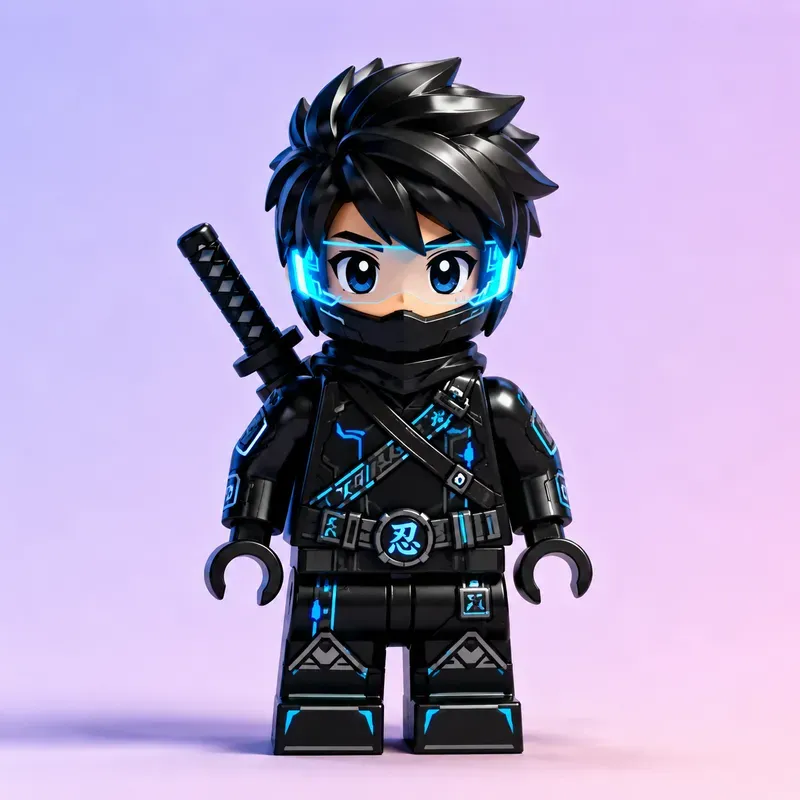 Cute Anime Hero Lego Minifigures