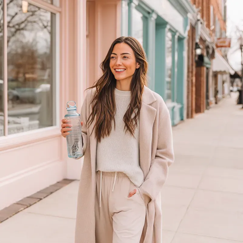 Modern Clean Girl Street Photography